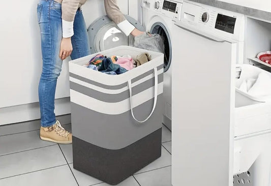 Extra-Large Waterproof Laundry Hamper with Extended Handles