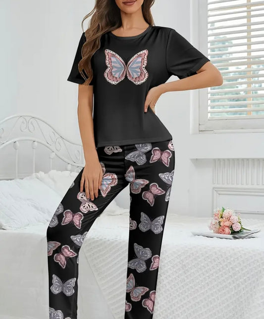 Ladies butterfly pyjamas