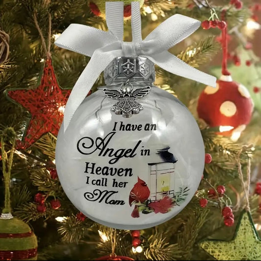 An angel in heaven bauble