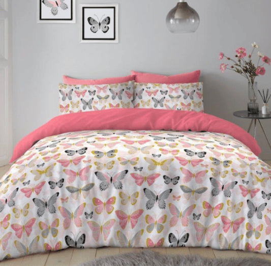 ULTRA SOFT DUVET SET BUTTERFLIES