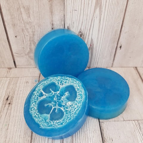 Clouds Loofah Soap Bar