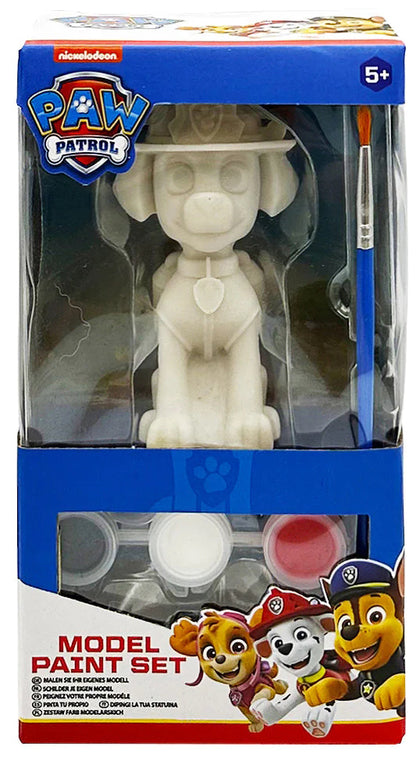 Paw Patrol Paint Your Own Model Figure Set with Brush & Paints