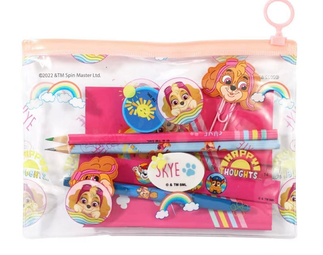 Paw Patrol 9pc Filled Pencil Case