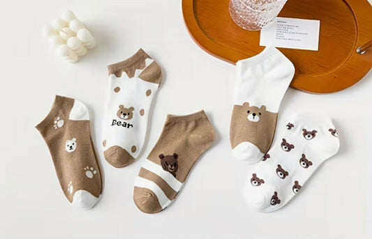 Bear 5pcs Socks