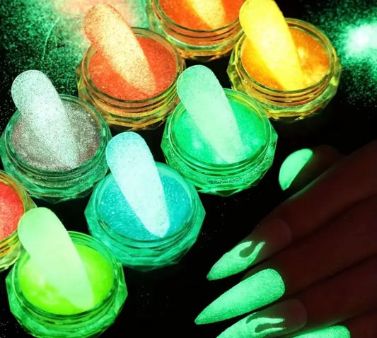 7-Piece Glow-in-the-Dark Nail Polish Set