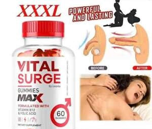 Vital Surge Male Gummies, Vital Surge Testo Support Gummys Performance-60PCS