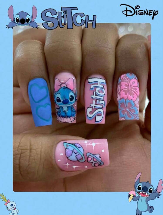Disney 24Pc Stitch Nails