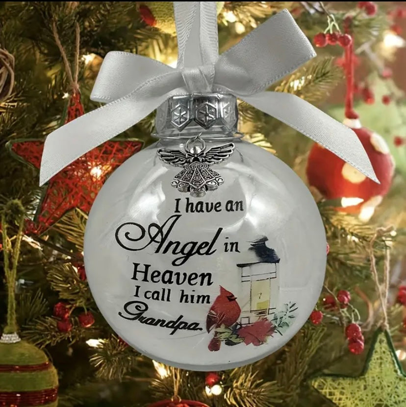 An angel in heaven bauble