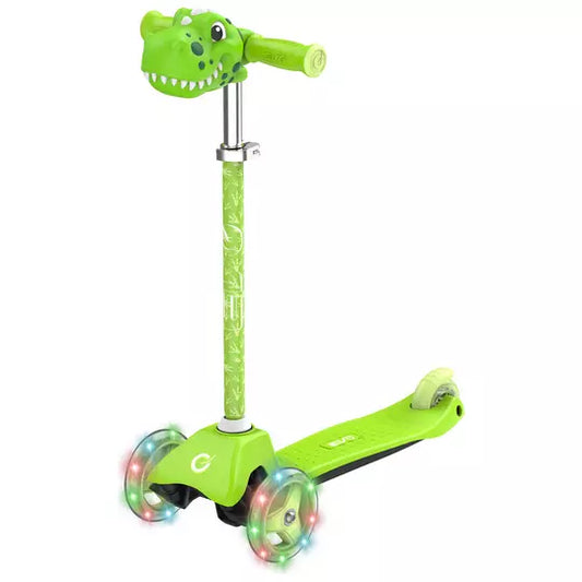 EVO Dino Mini Cruiser 3 Wheel Scooter - Green