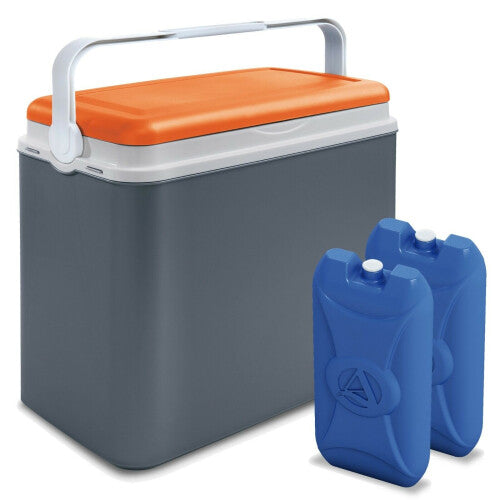 Large 24 Litre Cooler Box +2 Ice Packs