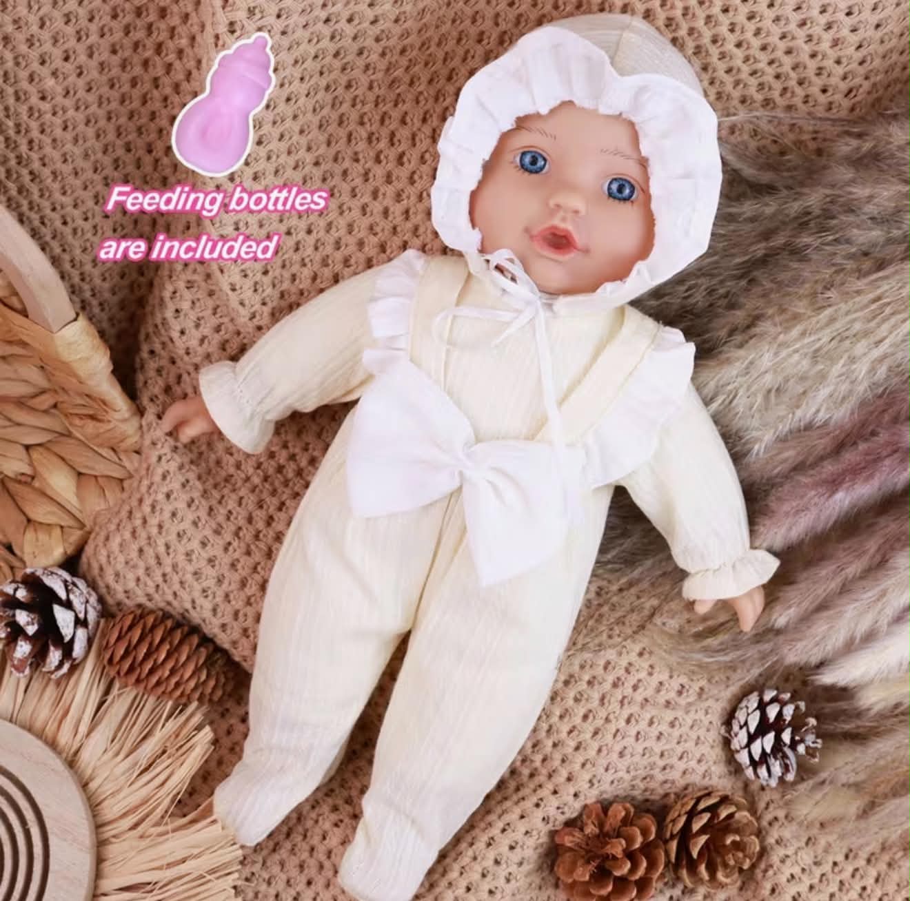 Reborn Baby Doll Lifelike 13-Inch