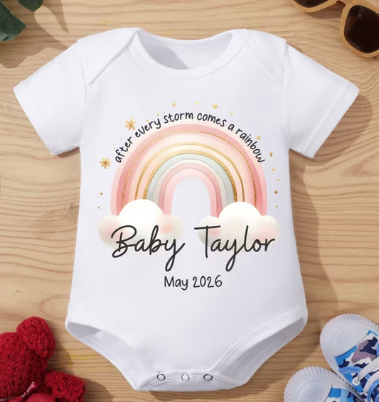 Rainbow Baby Vest