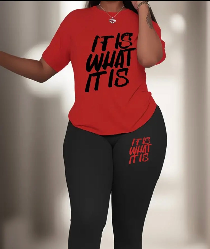 It is what it is 2pc set
