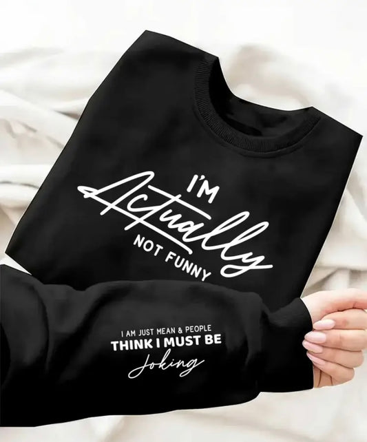 I’m actually not that funny jumper