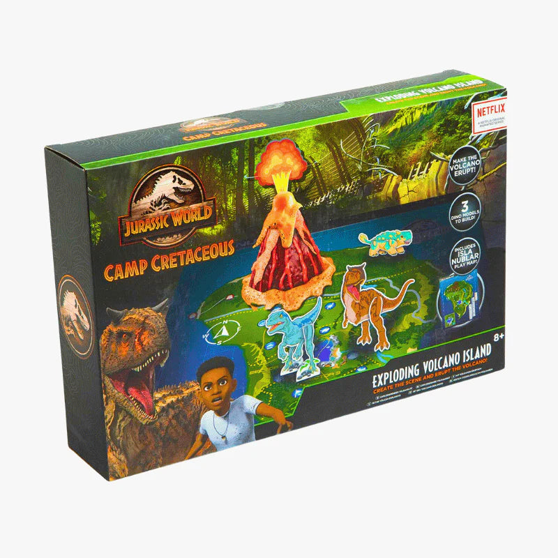 Jurassic World Camp Cretaceous Exploding Volcano Island