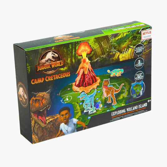 Jurassic World Camp Cretaceous Exploding Volcano Island