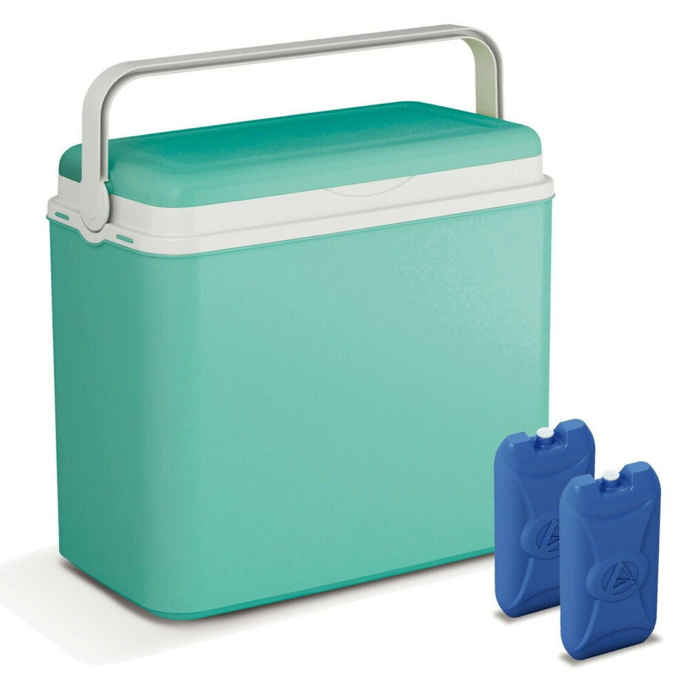 Large 24 Litre Cooler Box +2 Ice Packs