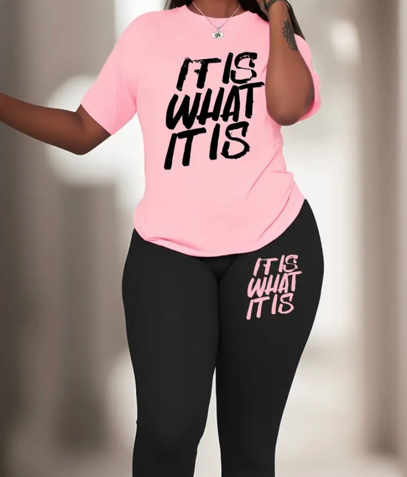 It is what it is 2pc set