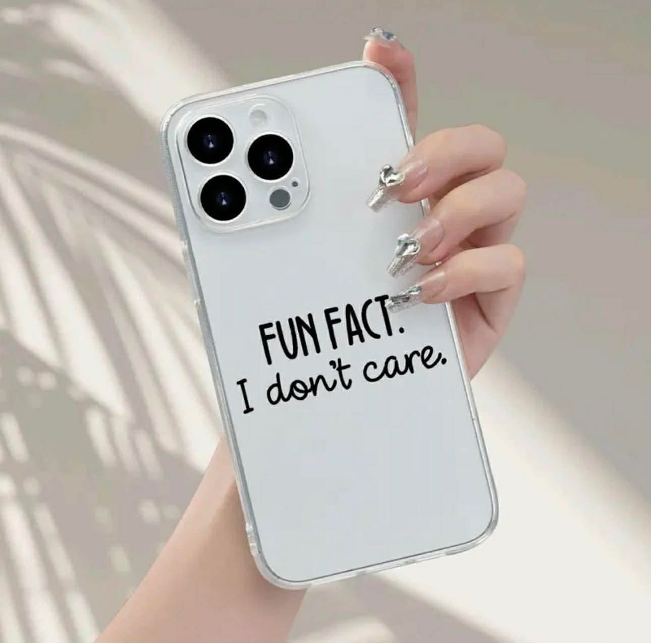 I Don’t Care IPhone Case