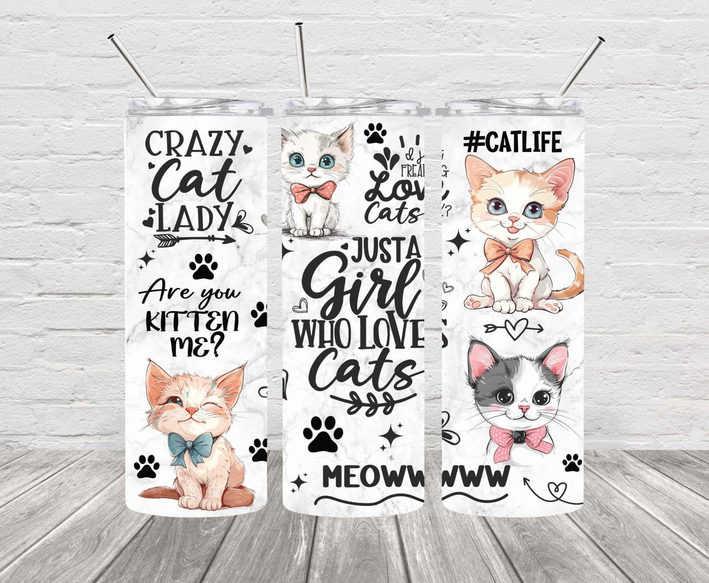 Just a girl who loves cats tumbler
