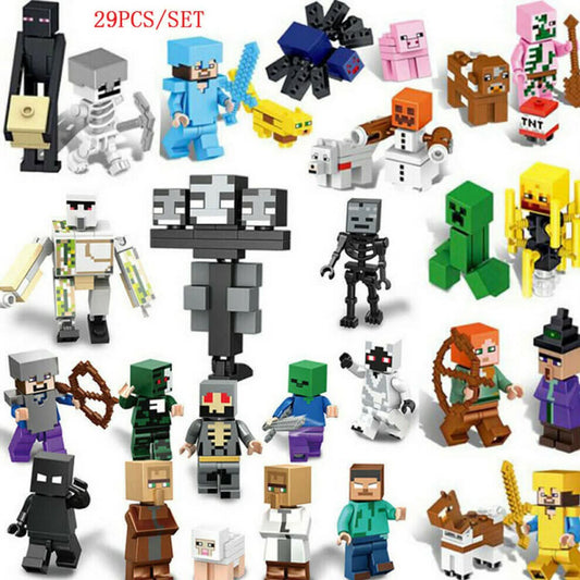 29PCS Minecraft My World Series figure Fit Lego Building Block