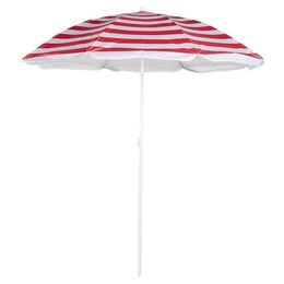 Red Striped Parasol
