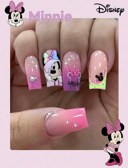 Minnie 24Pc Nails