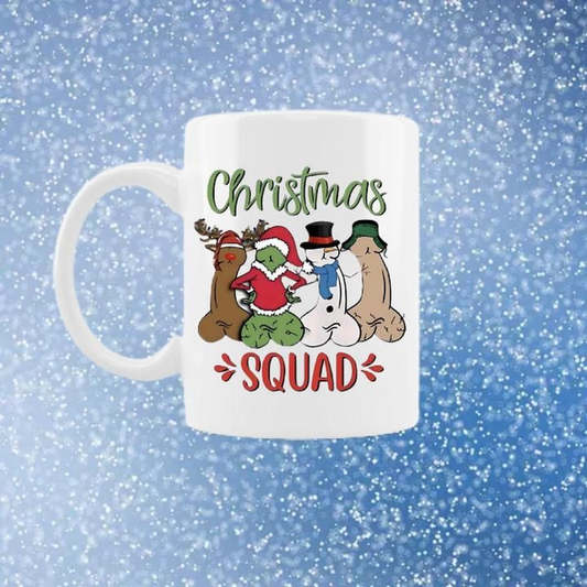Christmas Willy squad mug