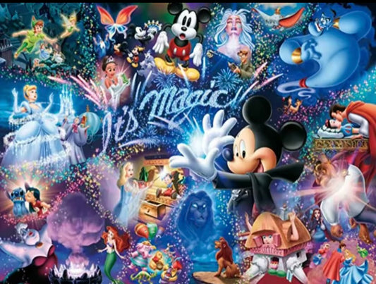 Disney characters and Mickey Mouse Dimond art