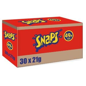Walkers Snaps Spicy Tomato Flavour 30 x 21g FULL CASE