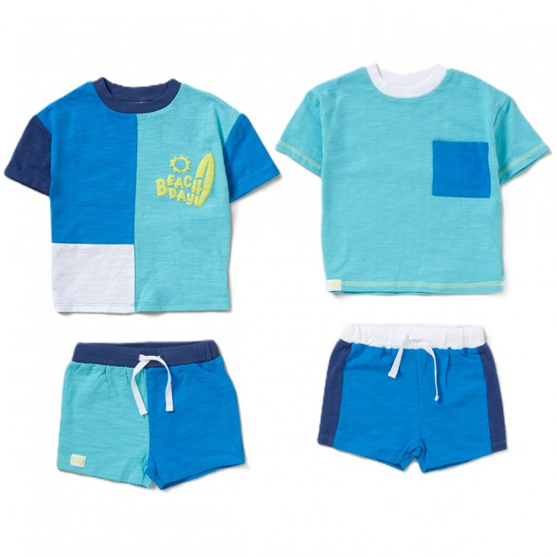 Baby Boys 2 Pack Short Sets