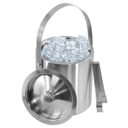 Stainless Steel Ice Bucket With Lid And Ice Tongs