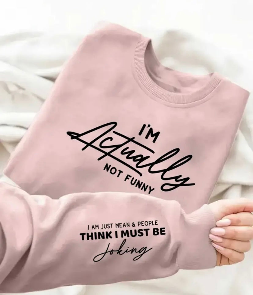 I’m actually not that funny jumper