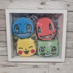 Poke Set of 4 Bath Bomb Gift Set