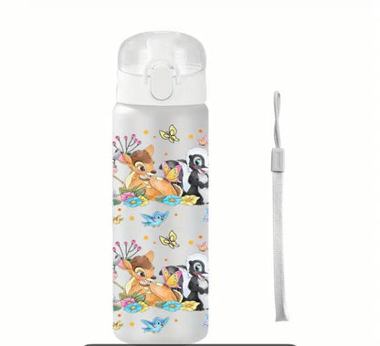Bambi with flowers and butterfly 26oz water bottle