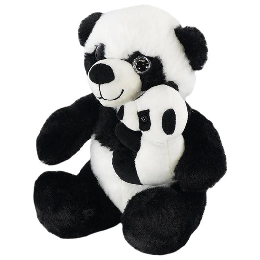 Super Soft Mommy & Baby Panda Plush Toy
