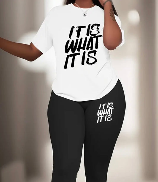 It is what it is 2pc set