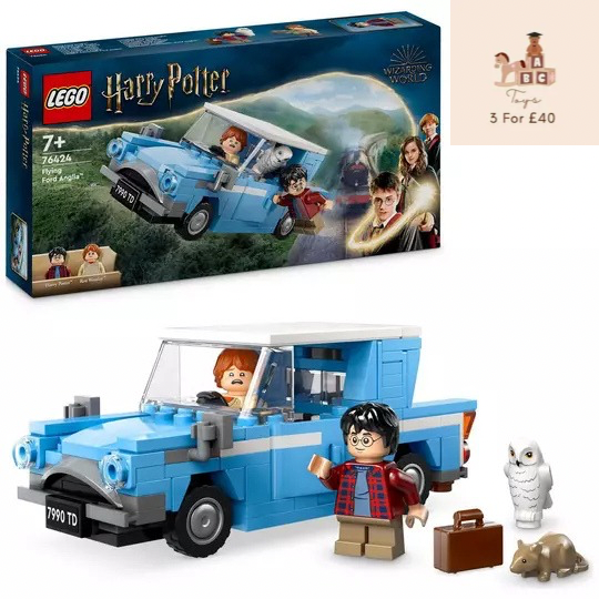 LEGO Harry Potter Flying Ford Anglia Car Toy Set