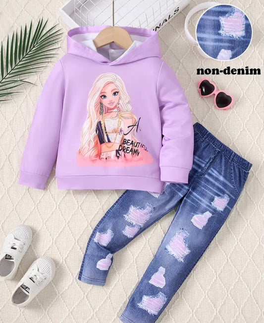 Girl cartoon outfit