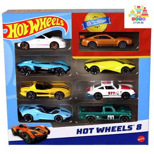Hot Wheels Car Assortment - Pack of 8