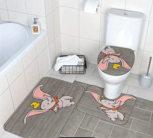 3pc dumbo bathroom set