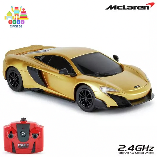 CMJ RC Cars 1:24 McLaren 675LT Gold Car