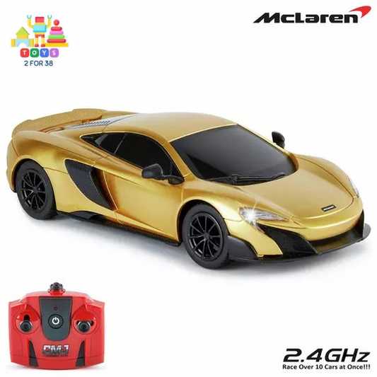 CMJ RC Cars 1:24 McLaren 675LT Gold Car
