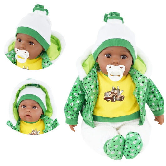 BiBi Black Baby Doll Grean Pea