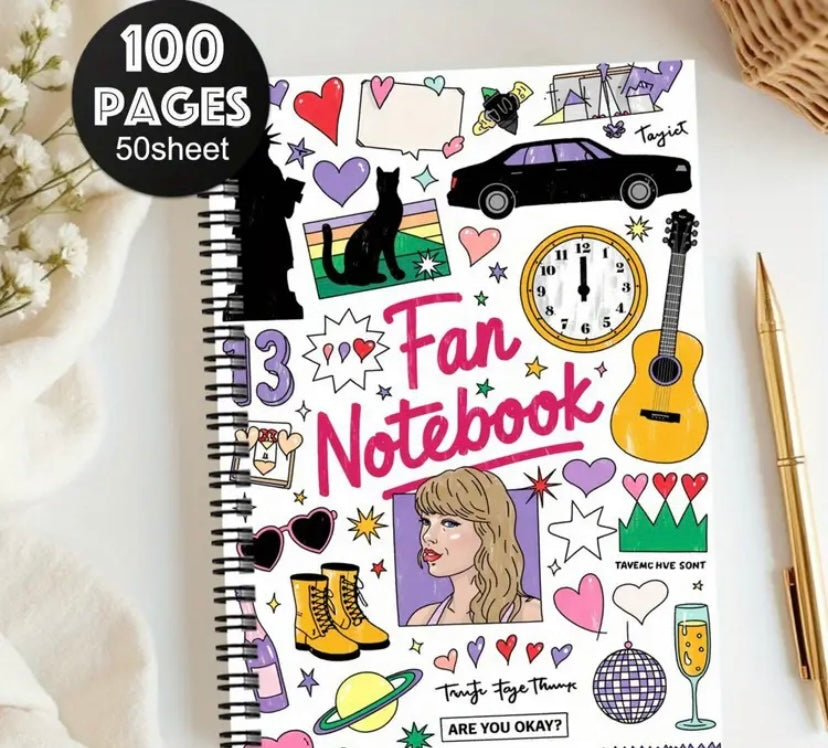 Taylor swift notebook