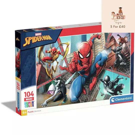 Clementoni Marvel Spider-Man Maxi 104 Piece Jigsaw Puzzle