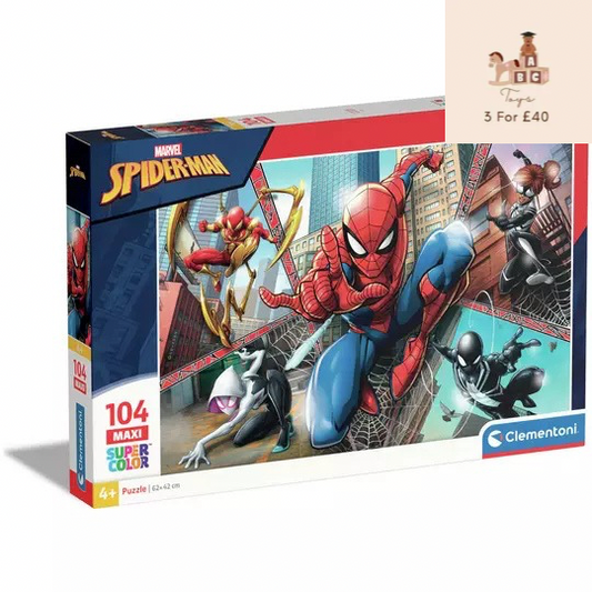 Clementoni Marvel Spider-Man Maxi 104 Piece Jigsaw Puzzle