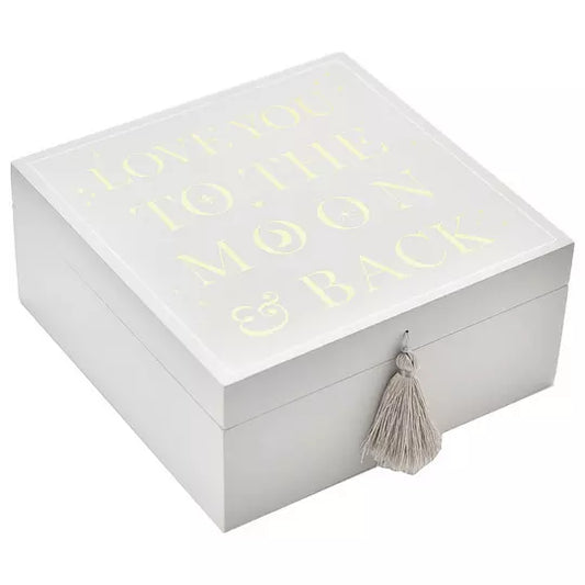 Bambino Moon & Back Wooden Keepsake Box