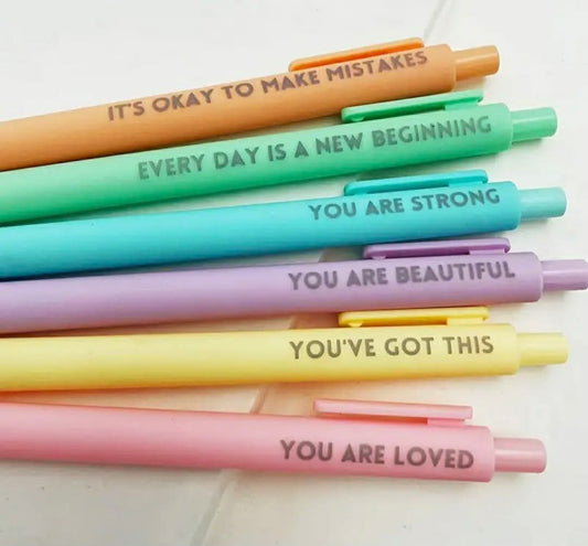 6pcs Inspirational Pens