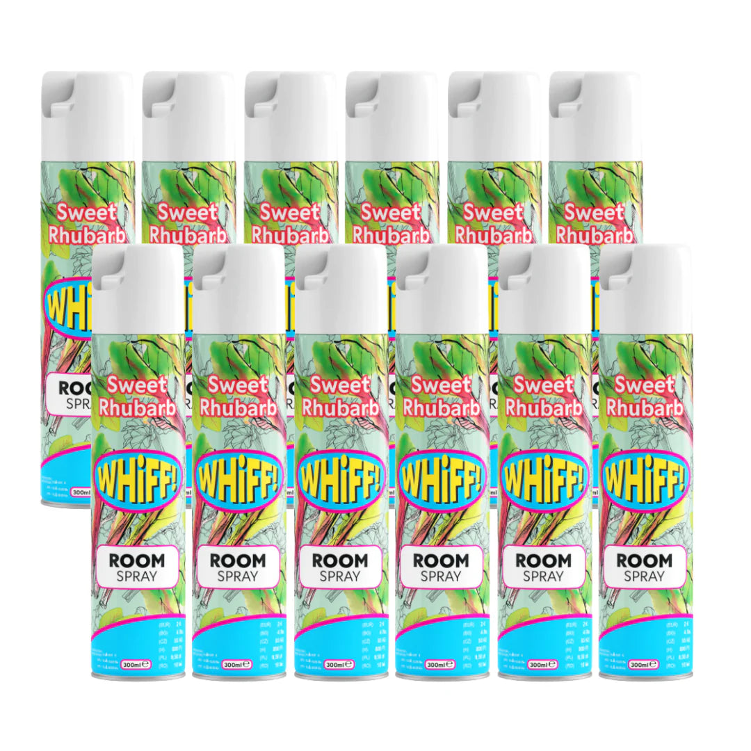 Whiff by Fabulosa Room Spray Sweet Rhubarb 300ml 12 Pack